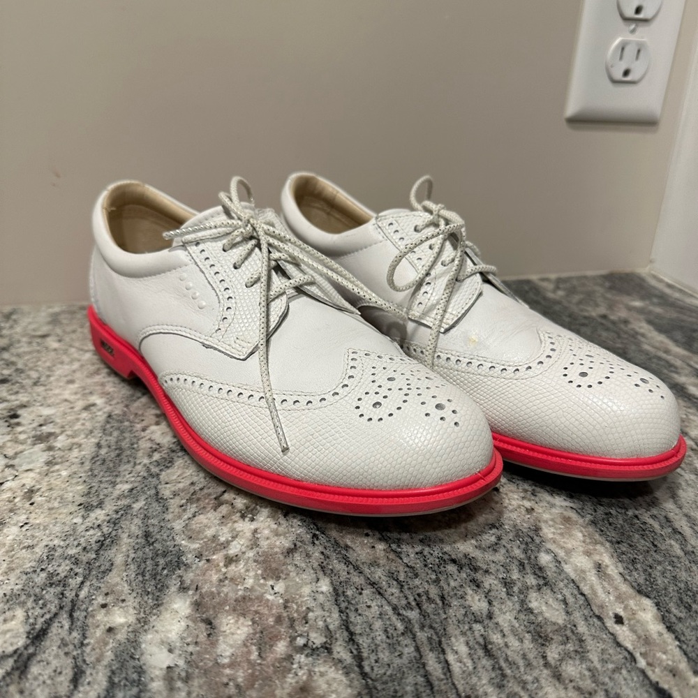 Ecco Golf Classic Women’s White/pink golf shoe